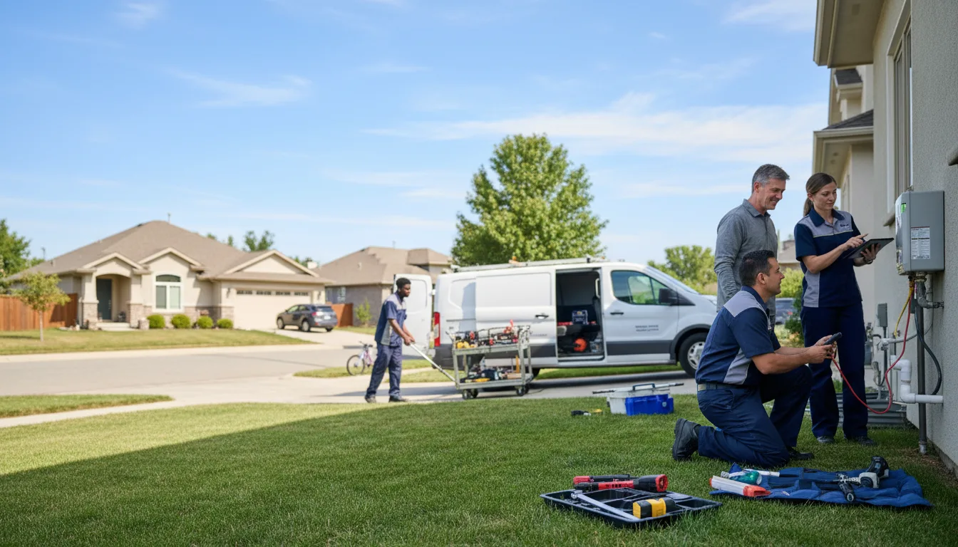 Tankless water heater service in Lizton, IN
